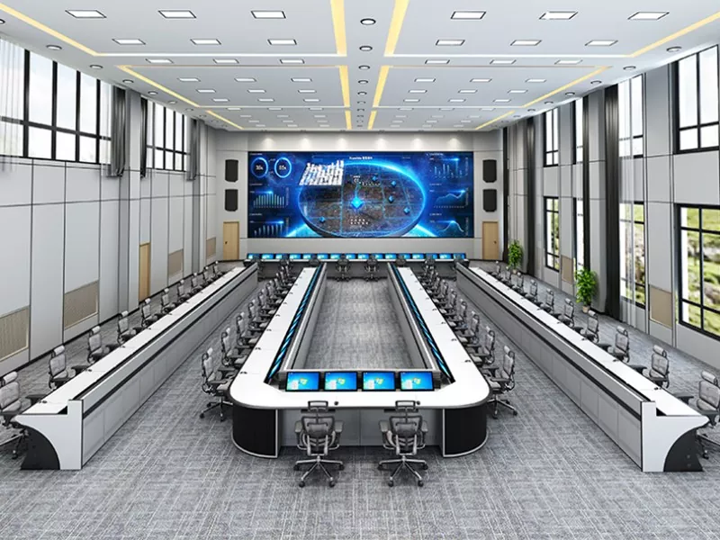 U-shaped Monitoring Console